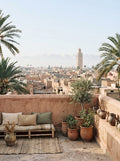 Marrakech Rooftop Moroccan wall art print