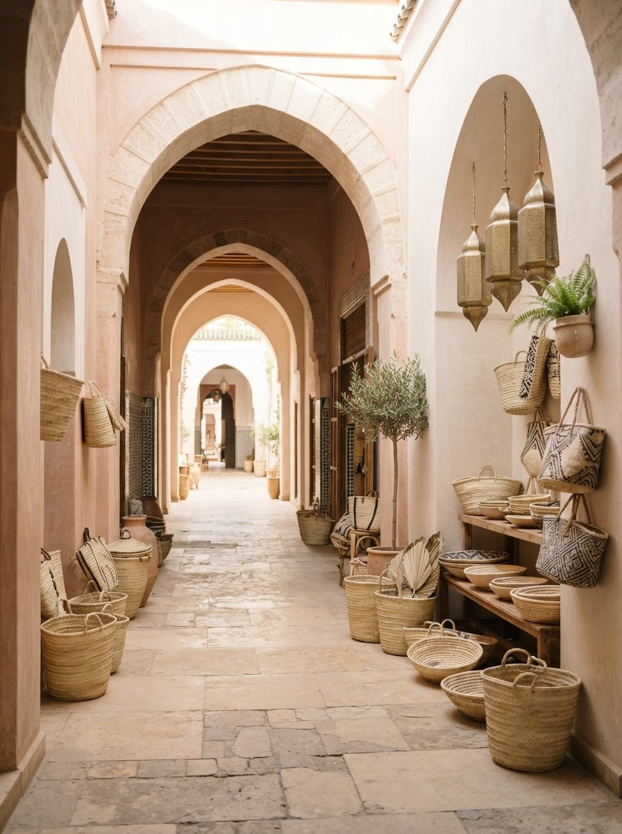 The Souk bright Marrakech fine art print